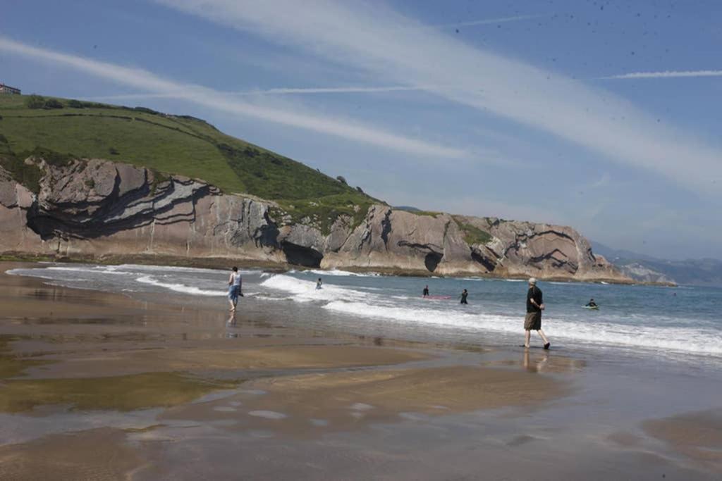 Apartmán 2 Habit, Sala, Terraza, Jardin, Parking Gratis Zumaia Exteriér fotografie