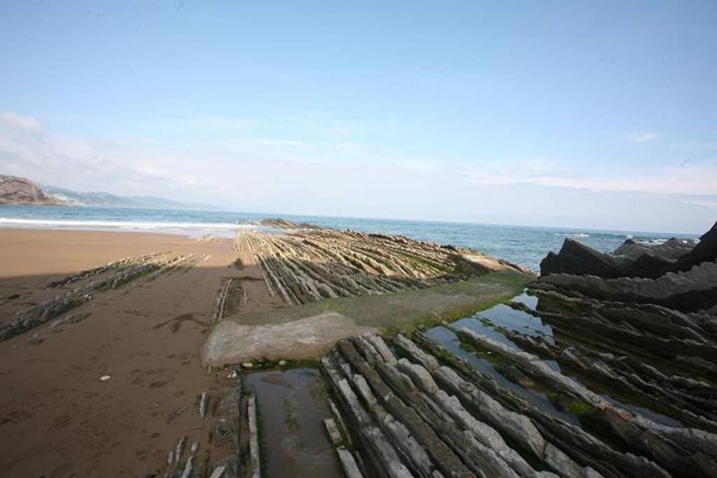 Apartmán 2 Habit, Sala, Terraza, Jardin, Parking Gratis Zumaia Exteriér fotografie